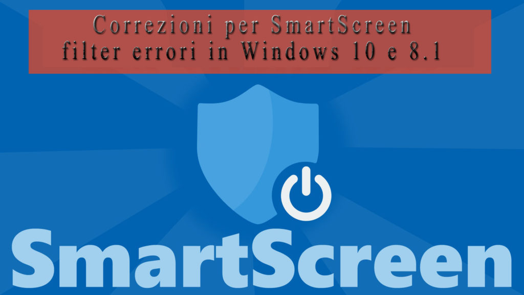 Filtri SmartScreen in Windows 8.1