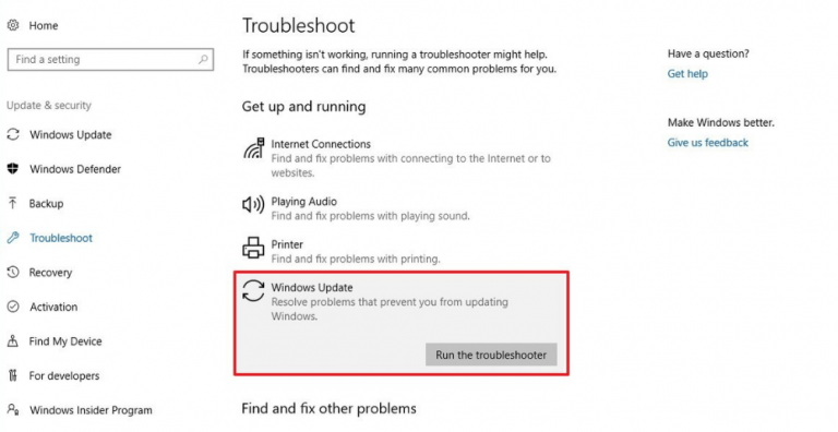 l'errore di aggiornamento di Windows 10 0x80240034