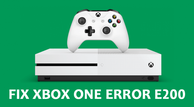 Errore Xbox One E200