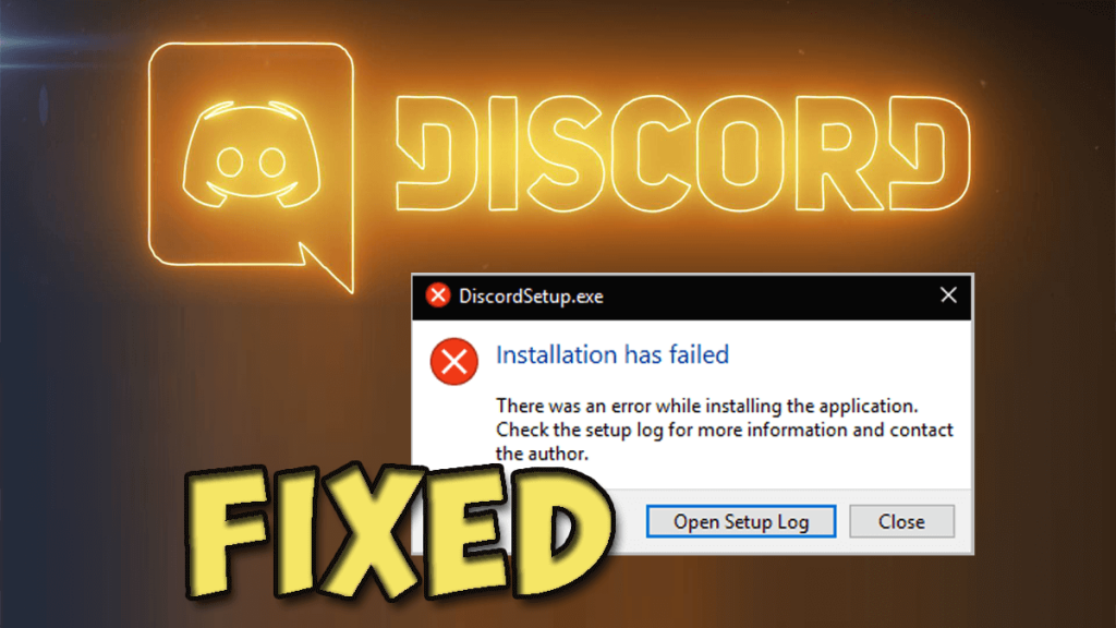 Discord не устанавливается failed to extract installer