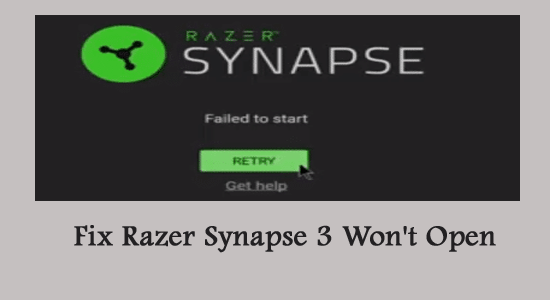 Razer Synapse 3 non si apre