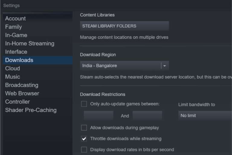 aggiornamento di Steam è bloccato