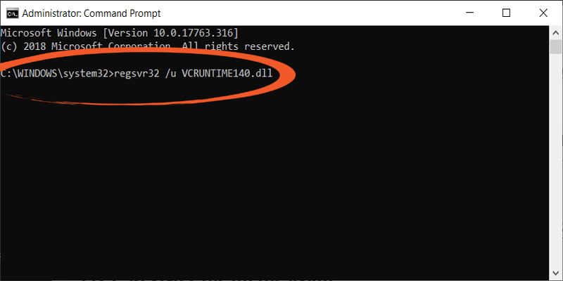VCRUNTIME140.dll Windows 10 mancante