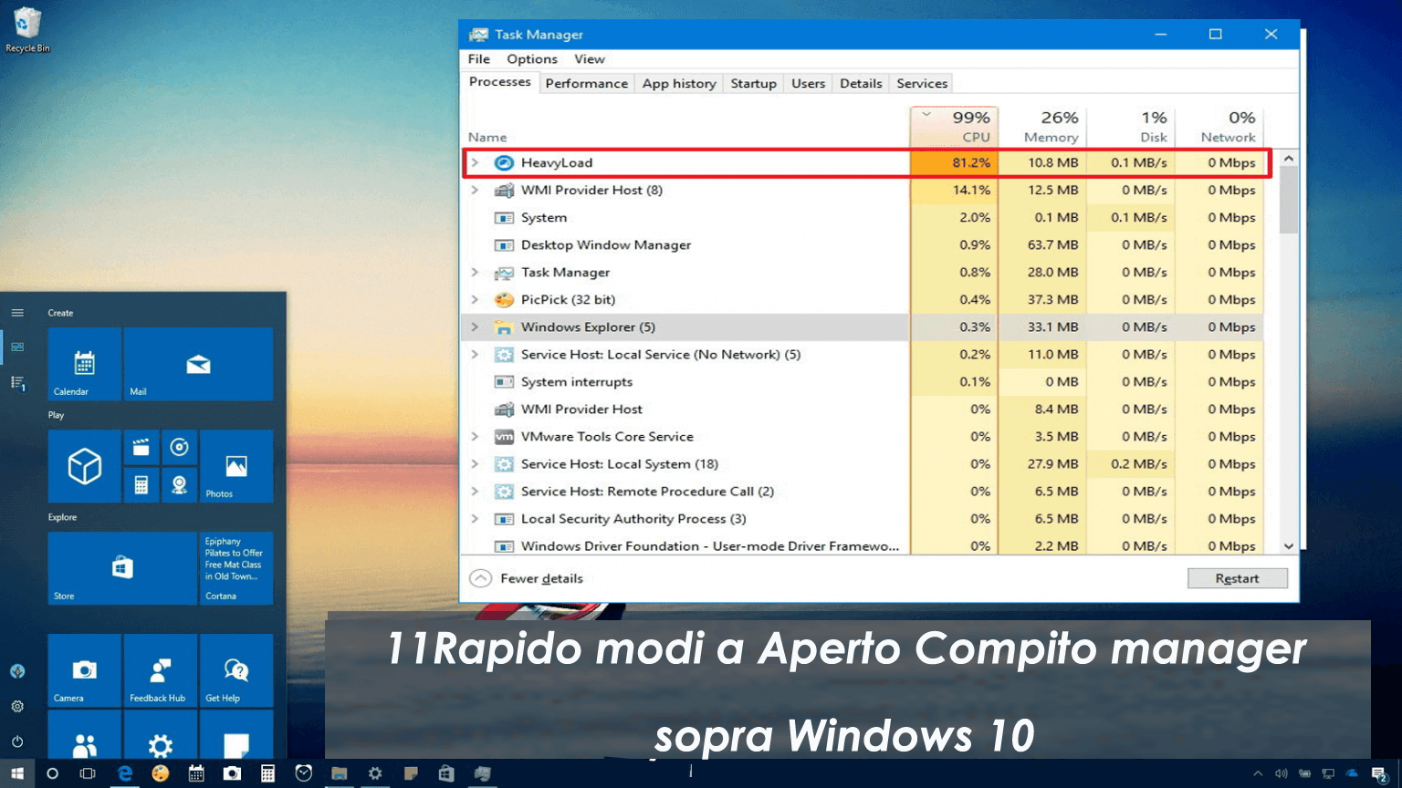 Windows Compito manager