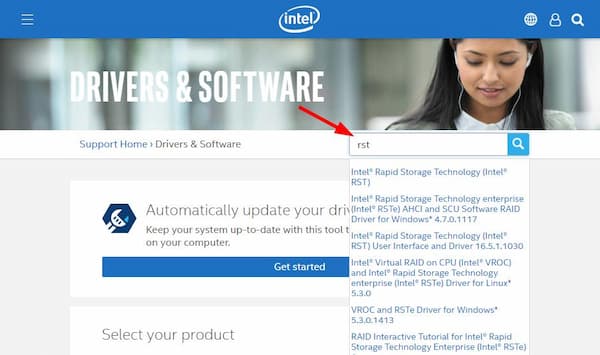 scarica Intel Rapid Storage