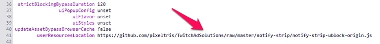uBlocca l'origine non blocca gli annunci di Twitch
