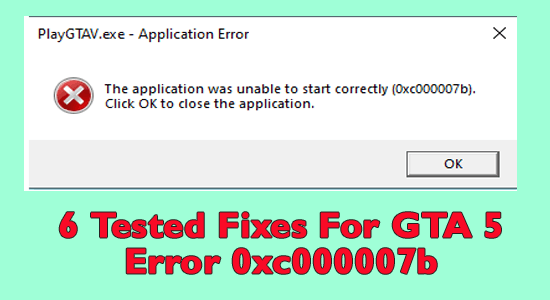 codice di errore GTA V 0xc000007b
