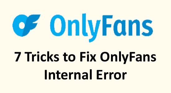 errore interno su OnlyFans
